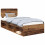 VidaXL vidaXL Bed Frame with Headboard Old Wood 75 x 190 cm Solid Pine Wood 4