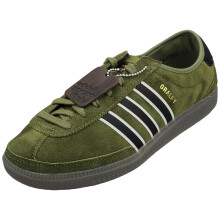 (9.5) adidas Gralfy Spzl Mens Fashion Trainers in Olive Black