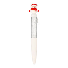 (Snowman) Christmas Gel Pens with Silicone Grip - Black Ink