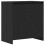 VidaXL vidaXL Sideboard 3 pcs Black 70 x 41 x 75 cm Engineered Wood 2