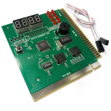 LED 4-Digit Diagnostic Tester POST Card | PCI 4 PC Analyzer for Motherboard Testing