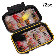 (100pcs) ?40/72/100PCS Trout Bait Wet Dry Flies Buzzers Bugs Fishing Hooks Lures Kit