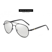 (BlackFrameColor)Color Changing Polarized Sunglasses Men Uv400 Driving Outdoor Sports For Travel