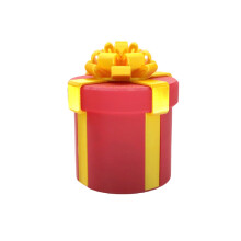 (Red, 8.5CM) Annoying Nested Christmas Fun Gift Box: Xmas Screw Gift Box