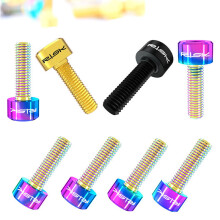 (Gold, M5x16) 6PCS M5*16MM & M5*18MM Handlebar Stem Screws for Road, MTB, and Mountain Bikes