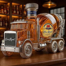 Nová láhev na whisky 10 oz, novinka, skleněná karafa, míchačka na cement, kreativní domácí dekorace barového stolu, dáre