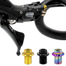 (Black) M9x10mm Road Bike Hand Shift Fuel Line Tightening Screw for R7020, R7025, R7170