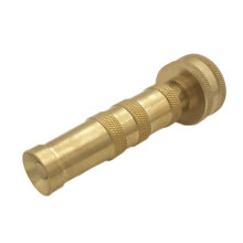 (3 inch) 3/4" Inner Tooth Solid Brass Garden Spray Nozzle, 4"/3" Adjustable Twist Water Hose Connector