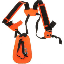 Comfort Cutter Strap Korte Gevoerde Dubbele Schouderriem voor Maaiers Brushscouts Harnas Tuinmaaier Riemhouder Oranje