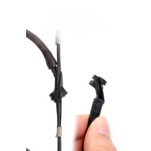 (Tie wire peephole 3/16) Archery Tube Peep Sight 1/8"or3/16"Hole Size Silicone Rubber Tubing Compound Bow