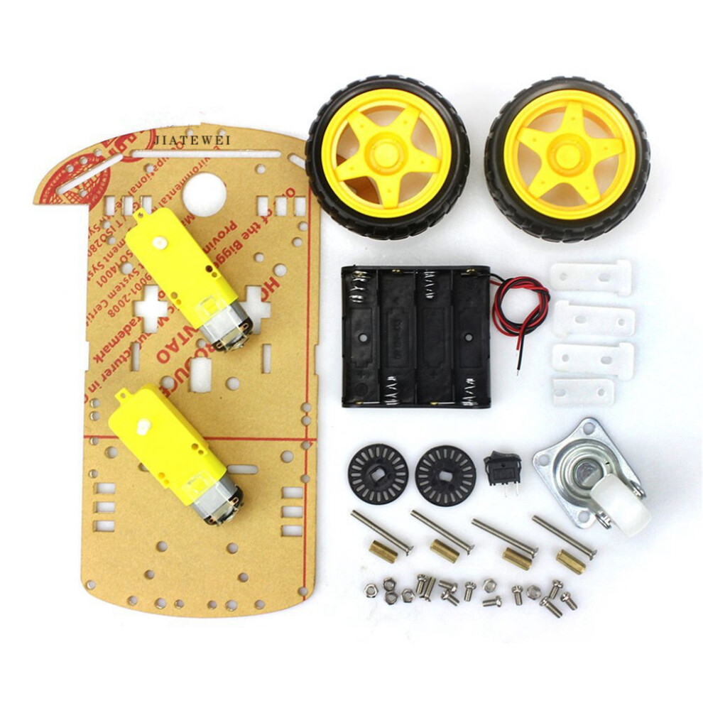 2Wd Ultrasonic Smart Robot Car Chassis Kit - Avoidance Tracking Motor 413590442981