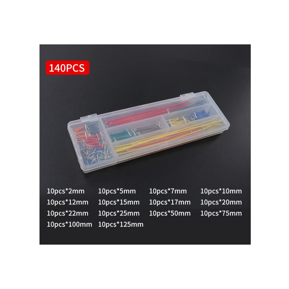 (840Pcs) Boxed 140/560/840Pcs Breadboard Jumper Wires For Circuit Prototyping 413590458678