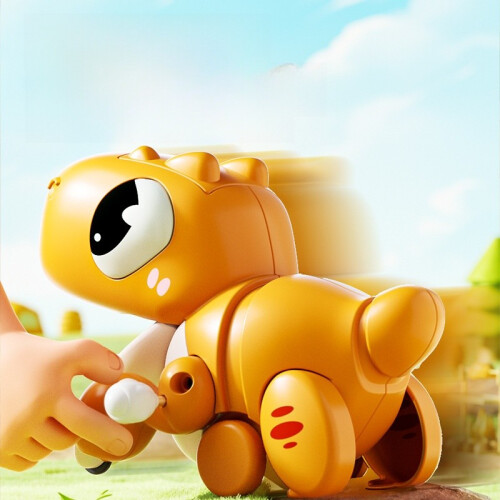 (Style15)Plastic Dinosaur Push Toy For Toddlers With Interactive Scene Simulation For Skill Enhancement 2
