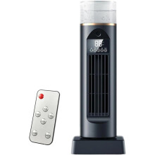 Turmventilator blattlos, Fernbedienung, 6 Stufen, Wassertank, leise Kühlung