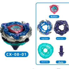 (CX 08 01)Gyroscope de combat robuste en alliage avec entraînement manuel adapté aux enfants et à l'utilisation cadeau