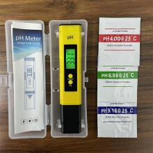 (Blue) High-Accuracy Digital pH Tester Pen 0.01 for Water Quality & Hydroponics Testing