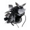 Trendiger Haarschmuck mit elegantem-Schwarz 1