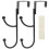 2St Ruimtebesparende Dubbele Deurhangers Voor Kleding Thuis 7