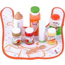 Brinquedo de imitação - TANNER - Kit de bebê em madeira HiPP - Madeira - 9 peças - Design autêntico