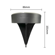 (Warm light) 1PCS Outdoor Garden Solar Underground Light Buried Led Lamp Garden Decor