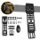 (Black) Tactical Drop Leg Band Hunting Quick Pull Draw Adapter For QLS Platform Holster 2