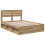 VidaXL vidaXL Bed Frame Artisian Oak 140 x 190 cm Solid Pine Wood 5