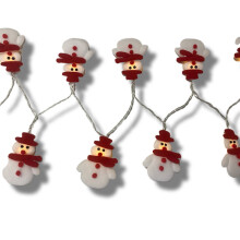 (Snowman) 108 tree lights full of stars Christmas Snowman 10 LED String Christmas Tree Hanging Ornaments Lighting Xmas Home Decor New Year