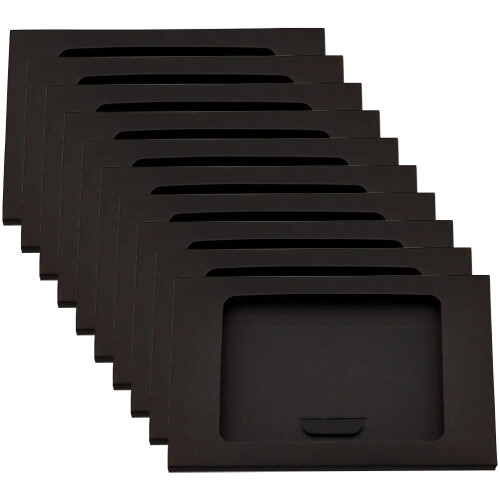 10St Elegante Kraft Envelop Bewaardoos Met Open