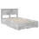 VidaXL vidaXL Bed Frame Concrete Grey 120 x 190 cm Engineered Wood 4