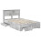 VidaXL vidaXL Bed Frame Concrete Grey 120 x 190 cm Engineered Wood 5