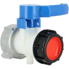 DN50 (75 mm) tank valve: S75X6 nut and S60X6 outlet.