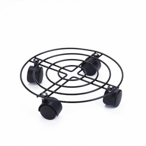 Large-format rolling stand - Black - 25 x 6 cm - 60 kg capacity