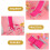 2St Compacte Roze Mini Strandstoel Voor Poppenhuis 6