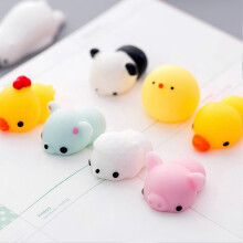 Stresszoldó játék Állatos Squishy játék Puha PVC Dekompressziós játék Buli ajándék Irodához Háztartáshoz Fat Pig