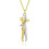 (Silver) Unity Necklaces for Him and Her Collar De Abrazo Pack 7