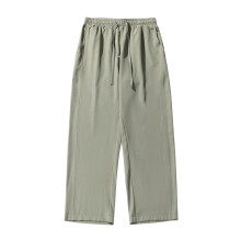 (LightGreen,XXL)Ice Silk Cool Touch Lightweight Casual Pants For Men With Stretch Fabric For Summer Comfort