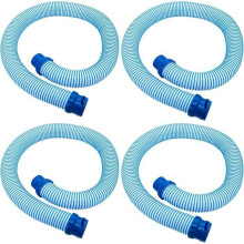 Zodiac MX6 MX8 Set of 4 Twist Lock Hose Sections, 4 x 1m, for Hydraulic Pool Cleaning Robots, Blue