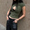 Collared Front Hook and Eye Closure Shirt Blouse Short-Black M 8