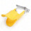 Silicone Duck Mouth Dog Muzzle - Yellow S Size for Training, Bite-Resistant and Comfortable Fit 1