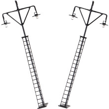 2St Mini Licht Decoratie Roestvrij Staal ABS