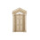 1Mini Huis Meubel Beige Met Traditioneel Spitsdesign 1