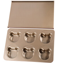 1Set Gouden Bakvorm Metaal, Herbruikbaar Voor Cake En Koekjes