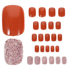 1Set Verwijderbare Valse Nagels Manicure Set Met Diverse Kleuren