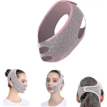 Maschera per il viso da indossare durante la notte, maschere modellanti per la linea a V, maschera lifting per la linea