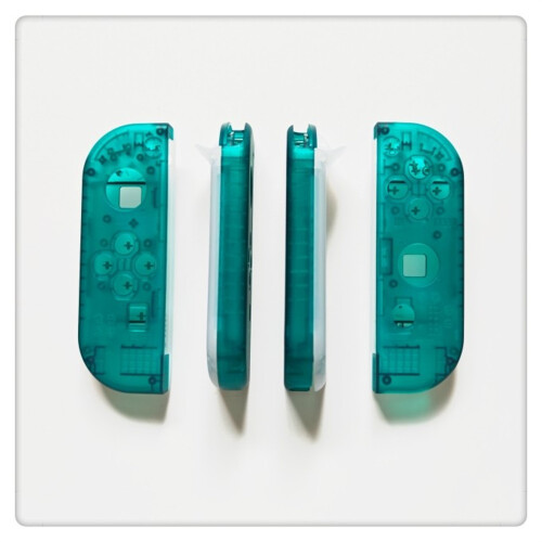 (Controller shell) For Nintendo Game JC Controller Transparent Case Button Repair Replacement Parts 2