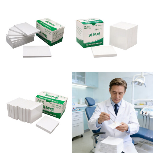 10pcs Per Box Dental Disposable Mixing Sheets Mixing-51x51MM 2