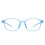 (Clear)Kids Simple Transparent Glasses Frame With Blue Light Filter For Children With Faces Elliptical 5