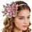 Entzückendes Organza-Haarband mit-Rosa 8