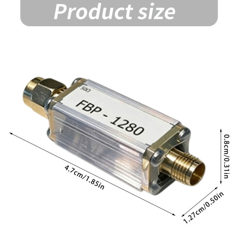1280-MHz-Bandpassfilter mit geringer 1