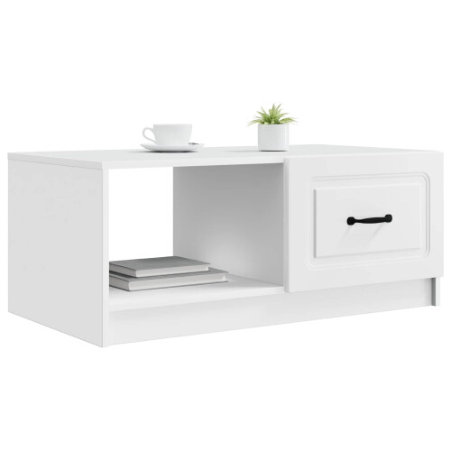 VidaXL vidaXL Coffee Table White 90 x 50 x 37 cm Engineered Wood 1
